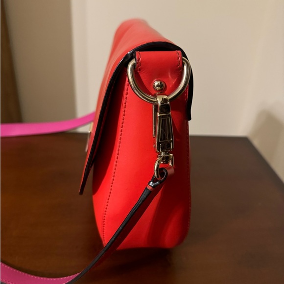 Pre-owned Kate Spade orange Doreen leather saddle bag - Picture 5 of 11